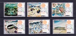 Série 6 timbres - YEMEN - 1972 - JO Saporo - Obl.