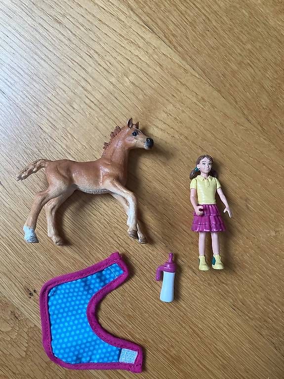 Jouets: Süsses Schleich Fohlen mit Mädchen  – D'occasion à Köniz par corinnevo 4