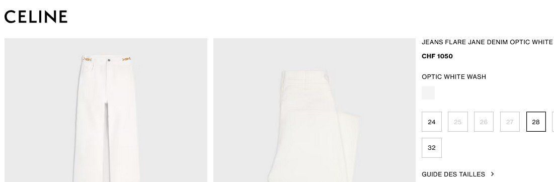 Celine Hosen: Céline Hose / Pantalon 26 / S – Gebraucht aus Collonges von Auganien 9