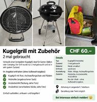 Kugelgrill mit Zubehör  nur 2× gebraucht