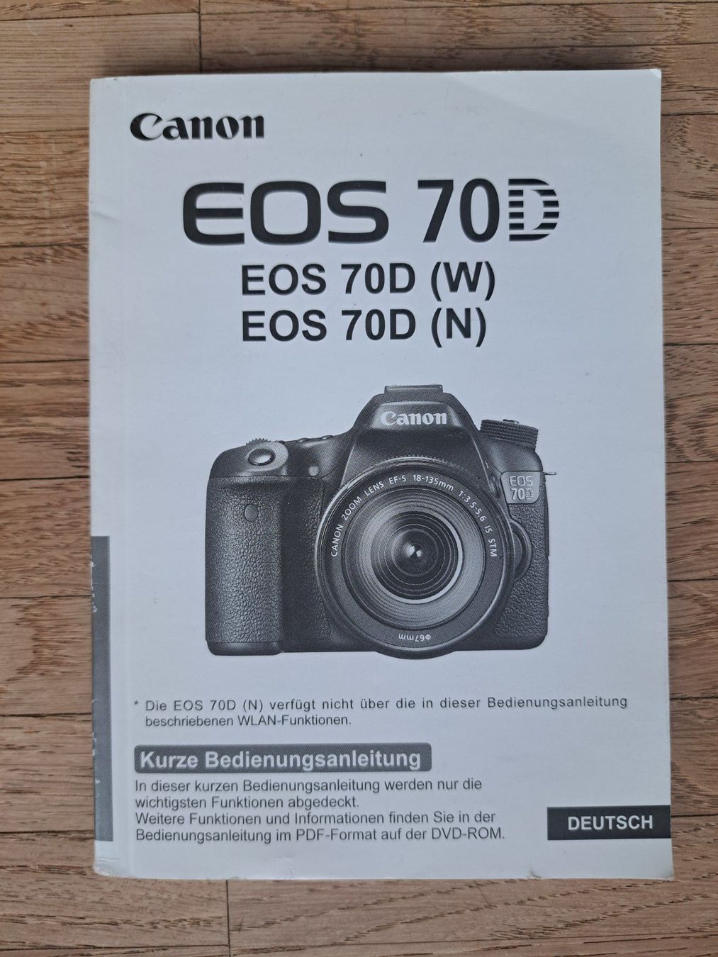 Libri: Canon EOS 70D Anleitung - Deutsch – Usato da Zwingen venduto da Tigertimmi