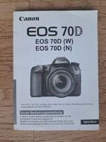Canon EOS 70D Anleitung - Deutsch