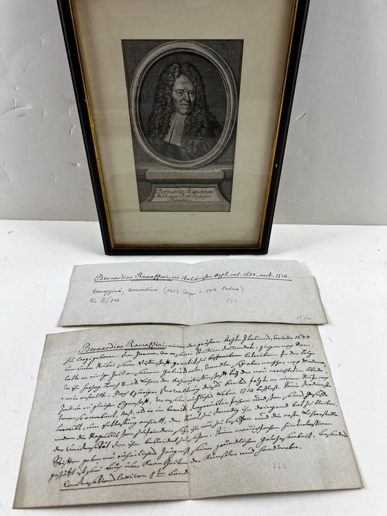 Bernardino Ramazzini Stich mit Antike Beschreibung (Gebraucht) in ...