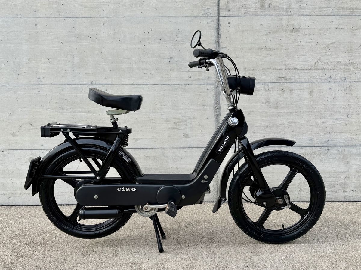 Piaggio Ciclomotori: Piaggio Ciao Schwarz mit Ausweis – Usato da Buchs AG venduto da tr_tuning