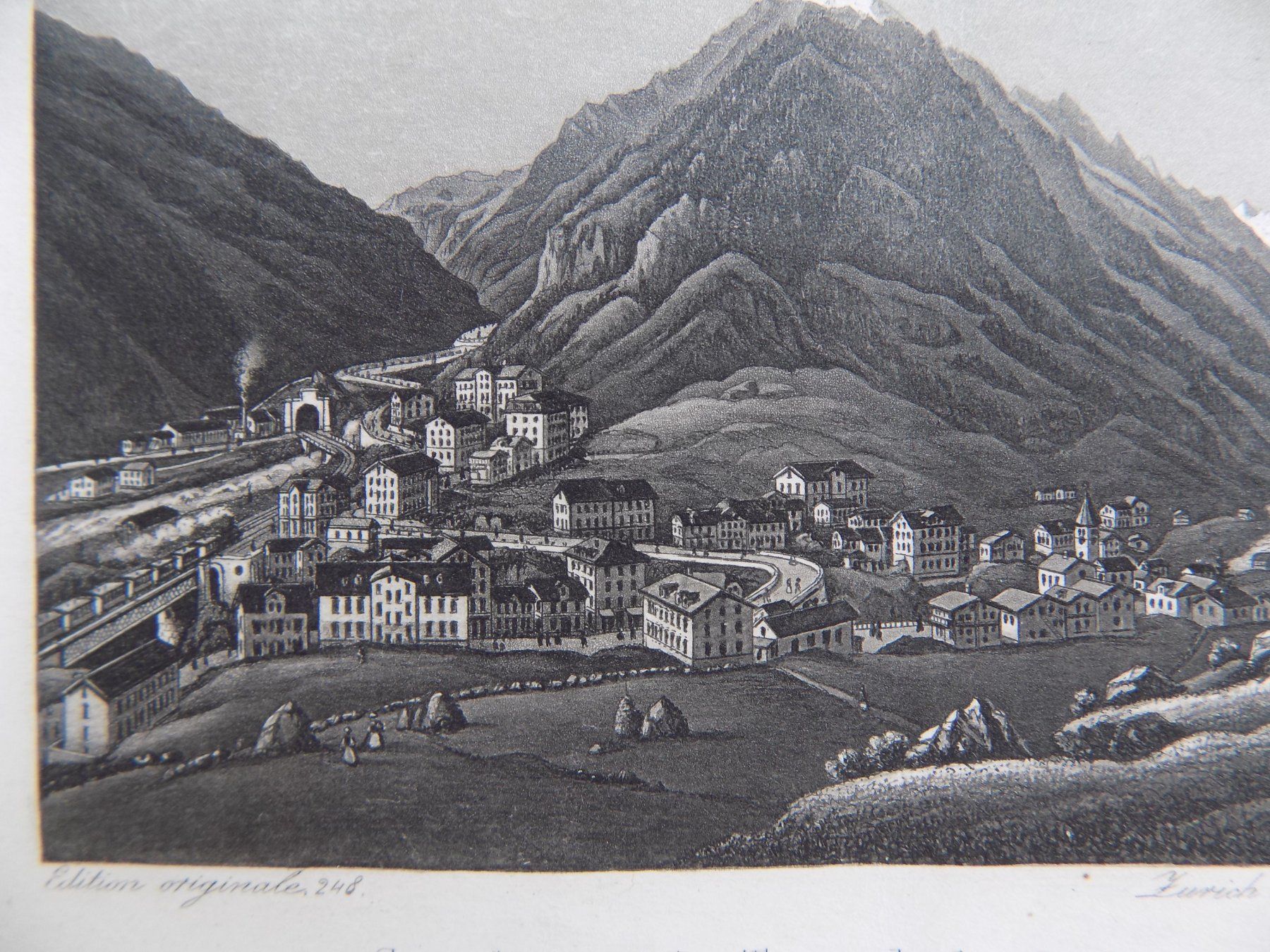 Gravures: Göschenen Gotthard – D'occasion à Risch par Rischli15 4