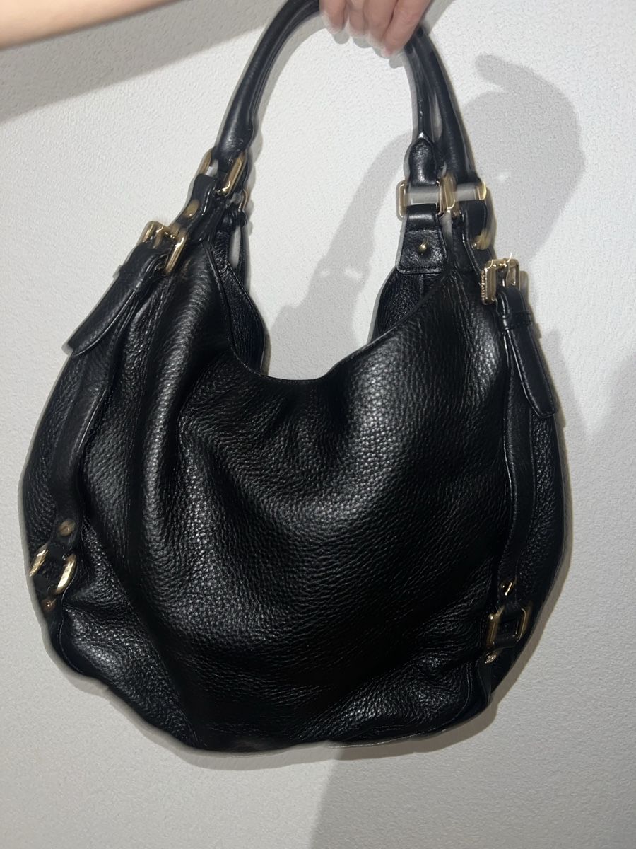 Michael Kors Borse da donna: Michael Kors Handtasche Schwarz Leder Gold – Usato da Lohn-Ammannsegg venduto da ard_yj6v 4