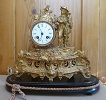 Antike Kamin / Standuhr Läuft Genau