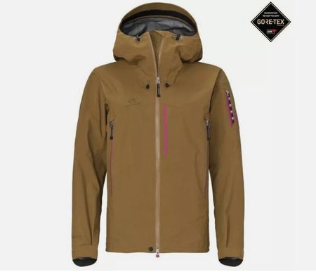Damen Skitourenjacke Elevenate L Gore Tex Pro Senfgelb