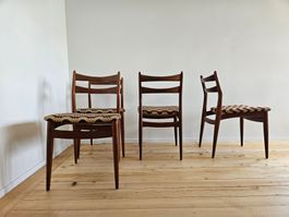 4 wunderschöne Teak Midcentury Stühle