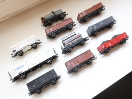 PIKO 10 x Güterwagen Set H0 - sehr schöne Modelle