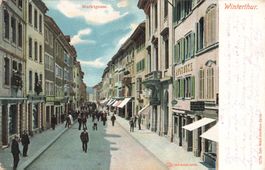 Winterthur ZH Marktgasse belebt