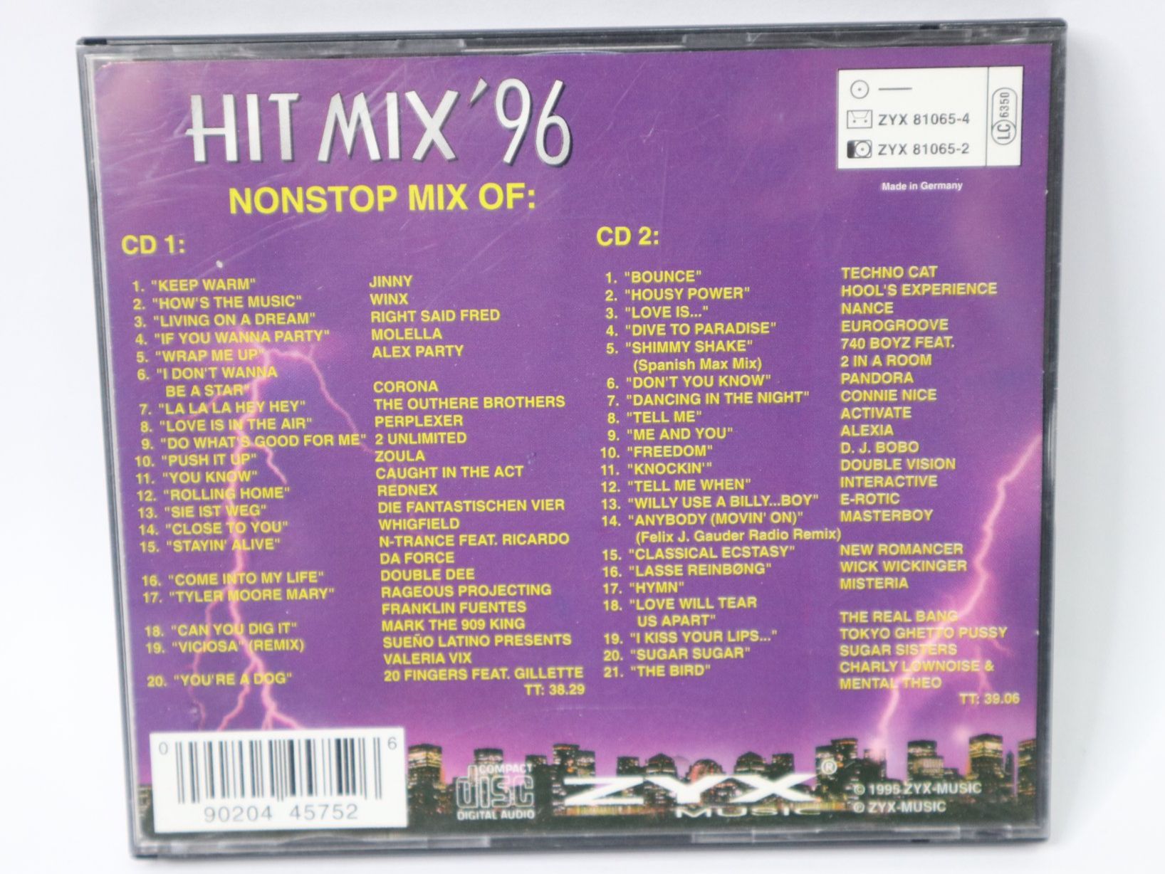 CD: 2 x CD Hit Mix 1996 Electronic  Doppel CD compilation – Usato da Eschenbach SG venduto da Astalavista 1