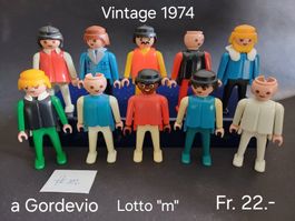 Playmobil vintage, 1974, lotto "m"