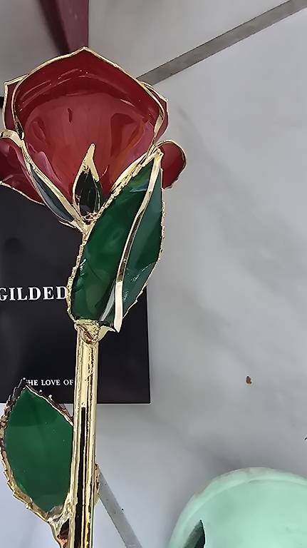 Alle Dekorationen: vergoldete Rose rosa placcata – Gebraucht aus Regensdorf von Ecoglamfinds