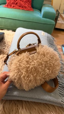 Zara Faux Shearling Bag