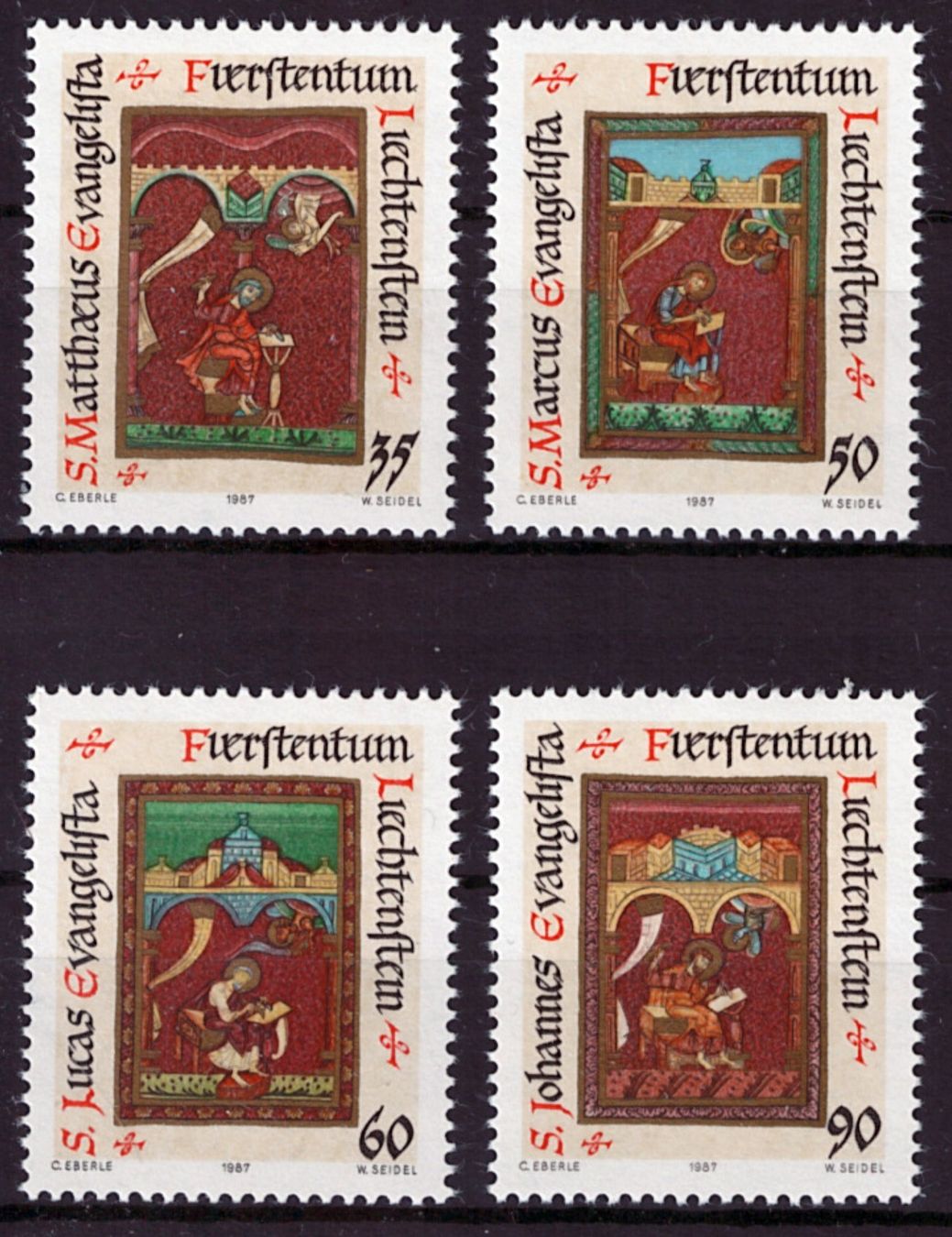 Tutti i francobolli: Liechtenstein: Weihnachtsmarken 1987 – Nuovo (secondo la descrizione) da Wittenwil venduto da Khunruedi