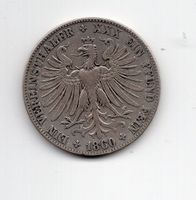 (1468) Frankfurt, Vereinstaler 1860, ss-vz, Silber