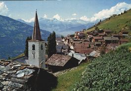 Alte Ansichtskarte Saint-Martin, Val d'Hérens, Wallis!