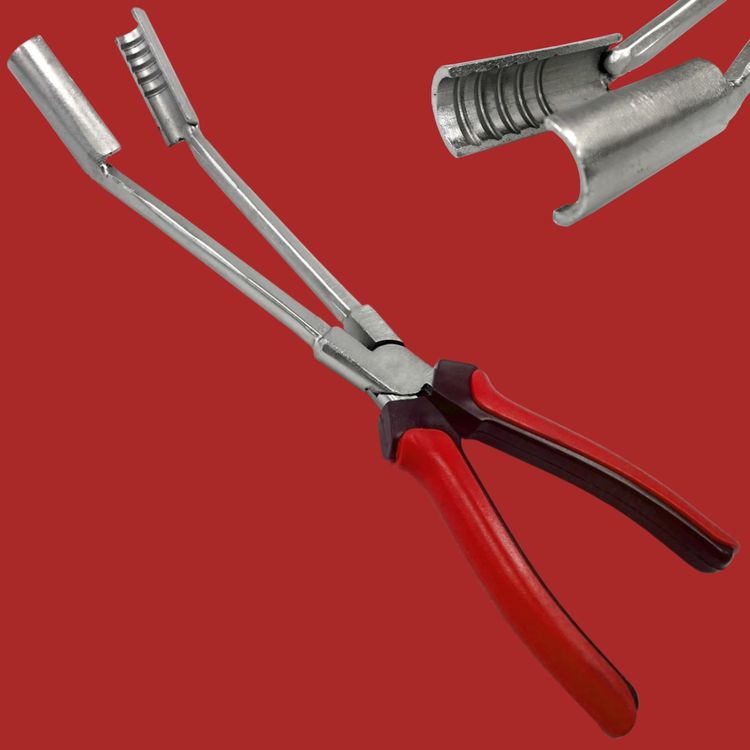 SWV 41784 Zündkerzensteckerzange 200mm - Abgewinkelt Für 16mm Zündkerzen