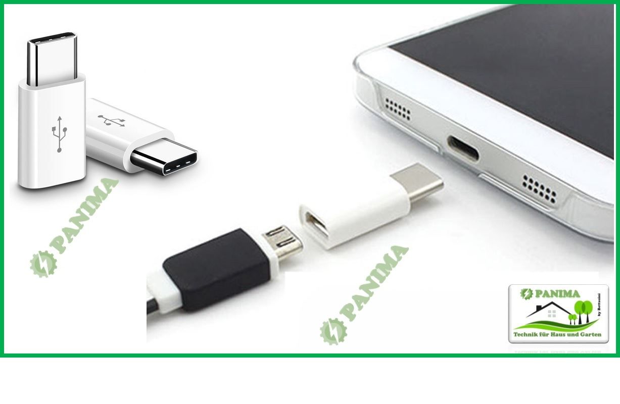 Altro: Micro USB auf USB C Adapter – Nuovo e nell'imballaggio originale da Luterbach venduto da PANIMA1 2