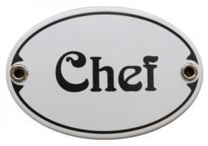 Insegne: Emailschild - Chef – Nuovo e nell'imballaggio originale da Ennetbürgen venduto da open24shop
