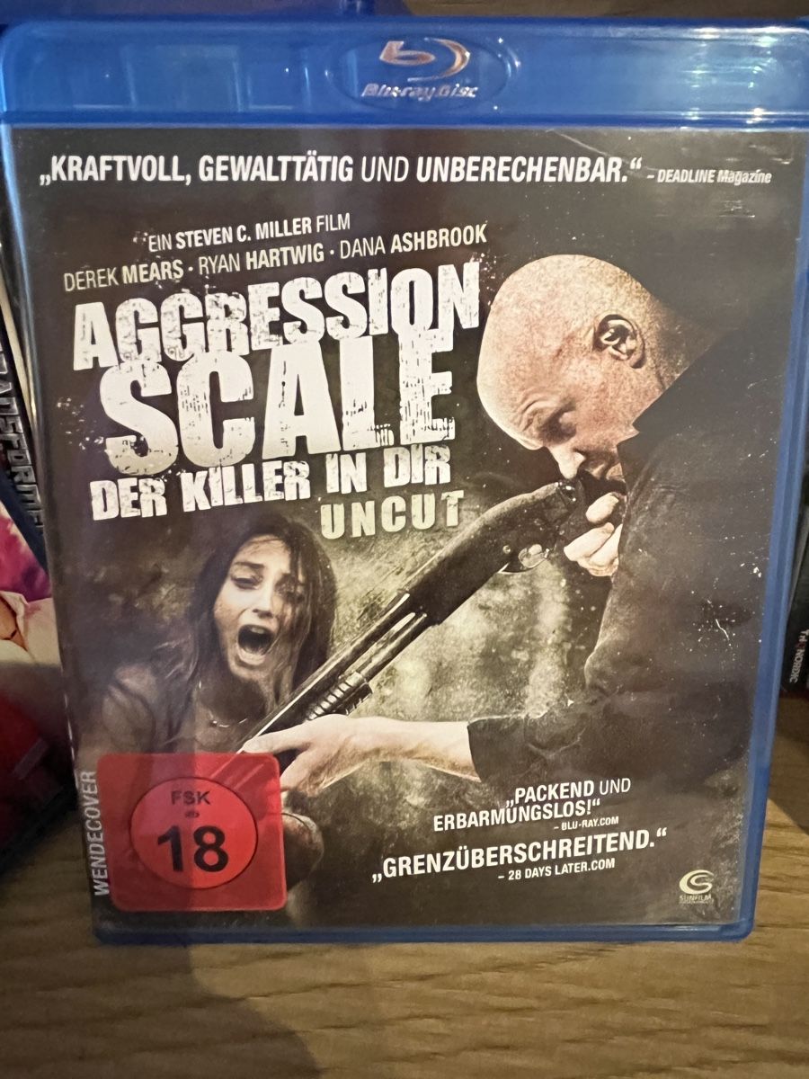 Tutti i DVDs: Blu-ray: Aggression Scale Der Killer in Dir – Usato da Au ZH venduto da Blur.ay