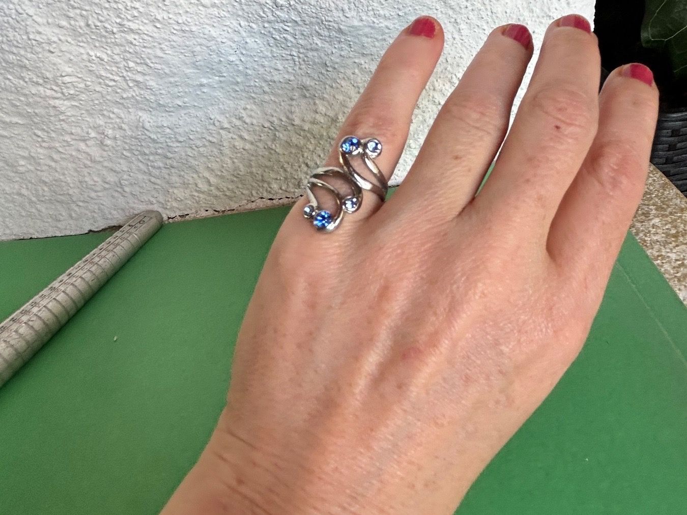 Anelli: Fingerring blauweiss (54) – Usato da Laufen venduto da Bellavitaboom 9