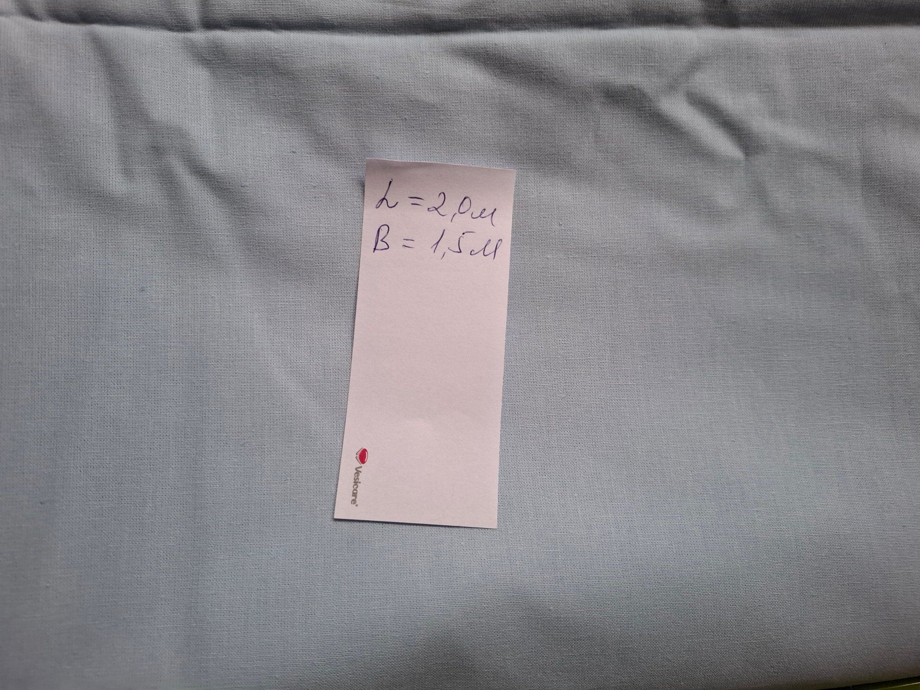 Tissus: Stoff Meterware hellblau L 2m B 1.5m – Neuf (Voir description) à Solothurn par sweyla21