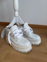 Bronx Schnürstiefel weiss echt Leder Grösse 40 
