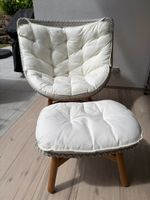 Dedon-Mbrace Wing Chair und Footstool