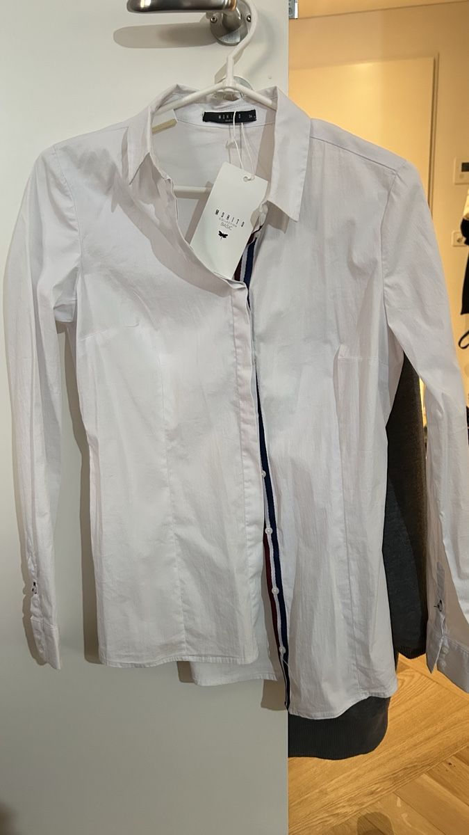 Camicette: New white blouse – Nuovo e nell'imballaggio originale da Zürich venduto da gol_zrr2