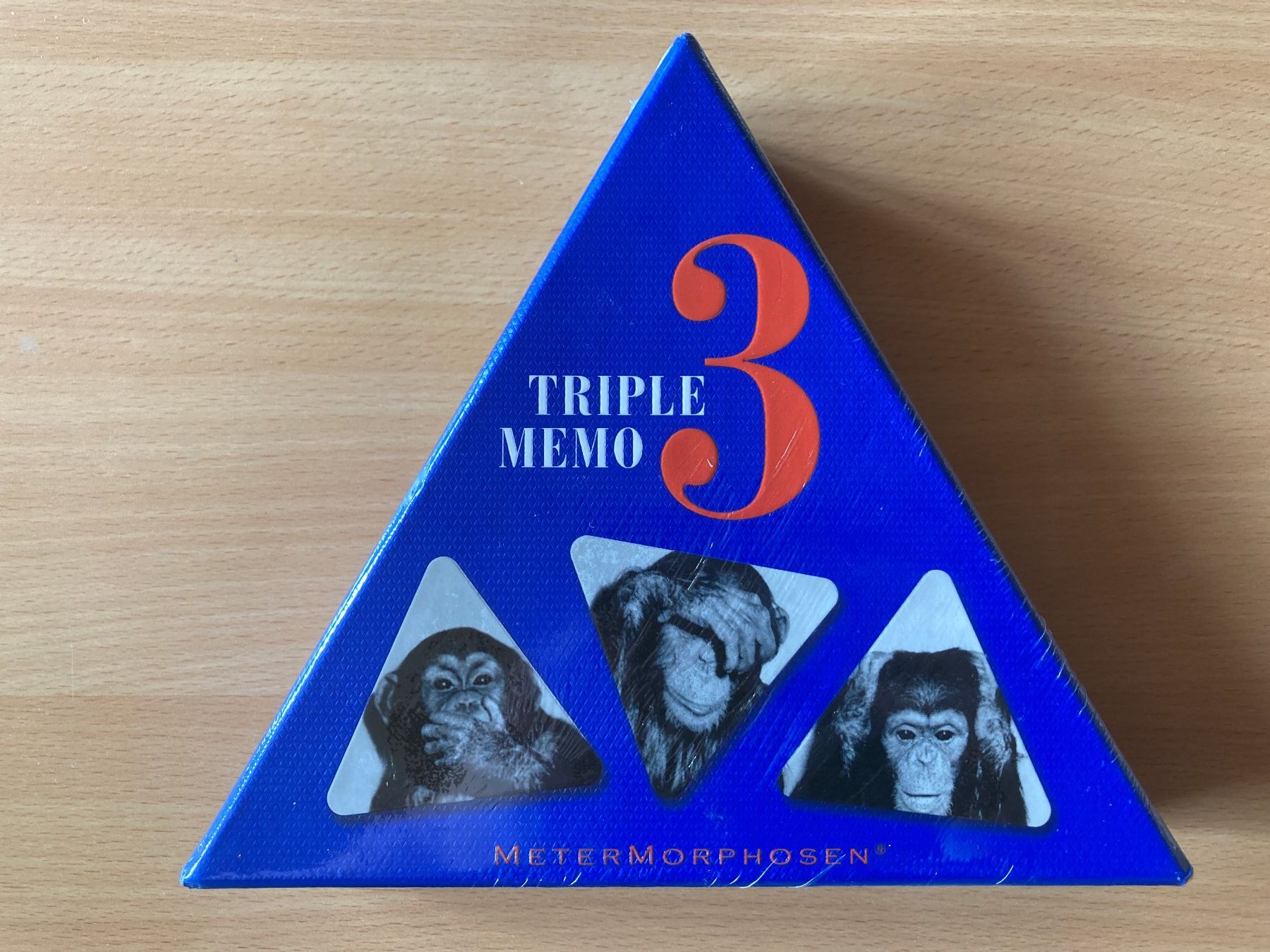 Giochi: Triple Memo, Dreifach Memory Spiel, originalverpackt – Usato da Lütisburg venduto da wiesenpippau