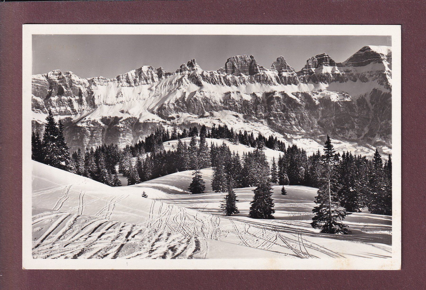 Ansichtskarten: FLUMSERBERG - Churfirsten - 1941 – Gebraucht aus Pully von nicecards
