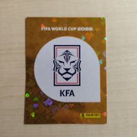 Wappen Südkorea, KOR 1, Panini WM 2026