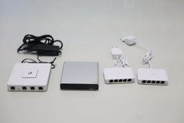 Unifi System komplett: Gateway,Cloud Key 2+,2x 5 Port Switch
