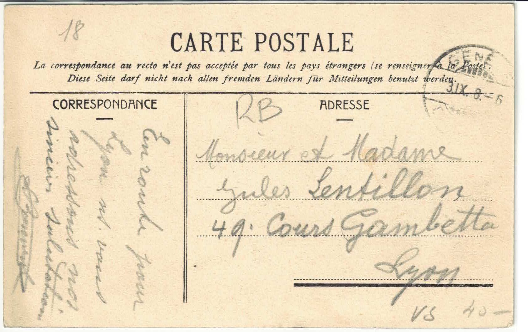Cartoline postali: Le Chatelard, la gare - Ligne Martigny-Chamonix – Usato da Ettingen venduto da Kartenplanet 1