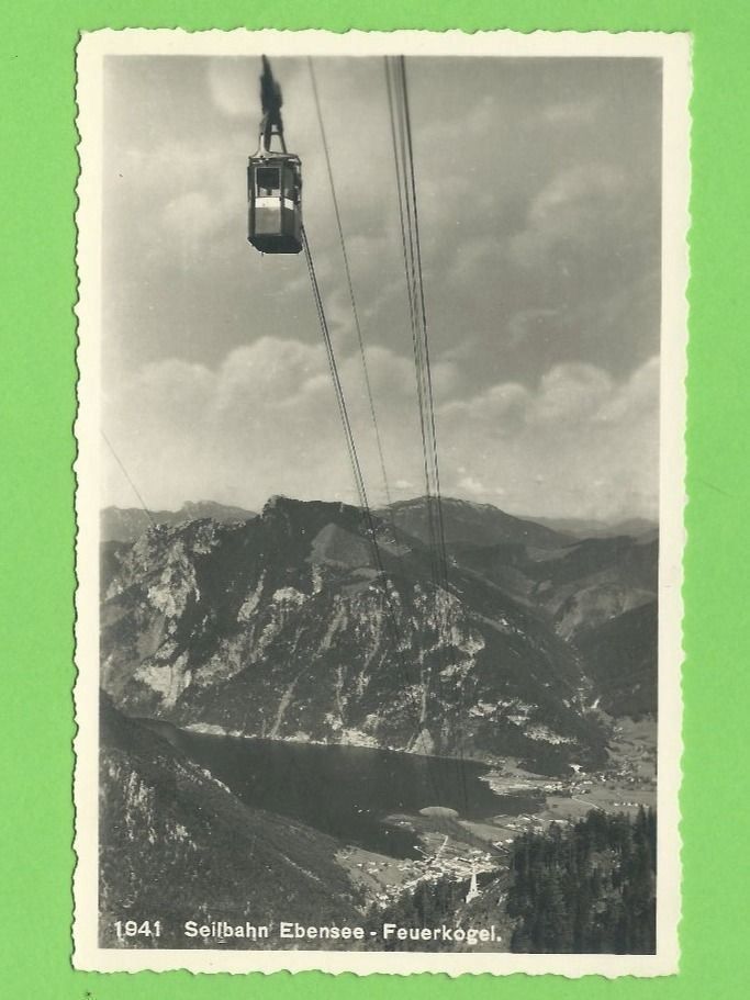 Ansichtskarten: Seilbahn Ebensee-Feuerkogel – Gebraucht aus Zürich von t24_de