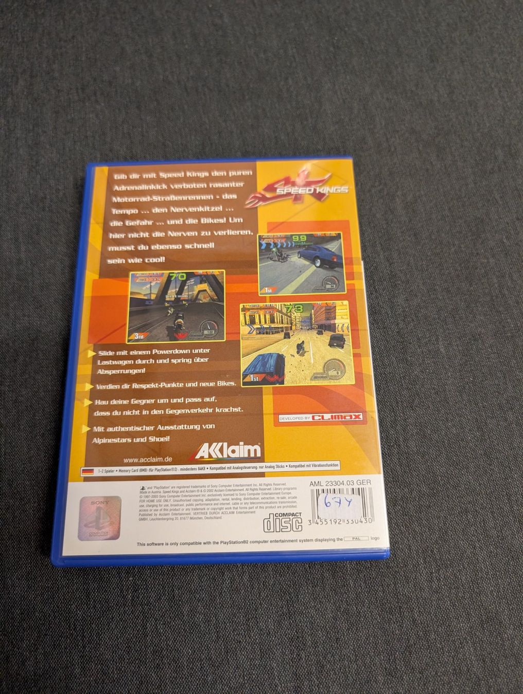 Spiele: Speed kings Sony playstation 2 – Gebraucht aus Giubiasco von Ticinerd 2
