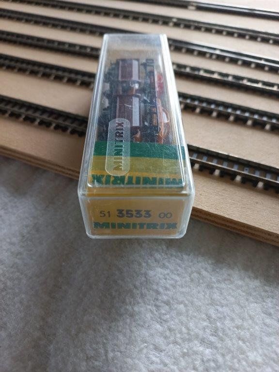 Trix Modellini di ferrovie: Minitrix Autotransporter DB, Spur N mit OVP – Usato da Pfäffikon / ZH venduto da Pefkadett 1