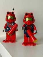 Lego 2 minifigures scuba Diver Minifiguren