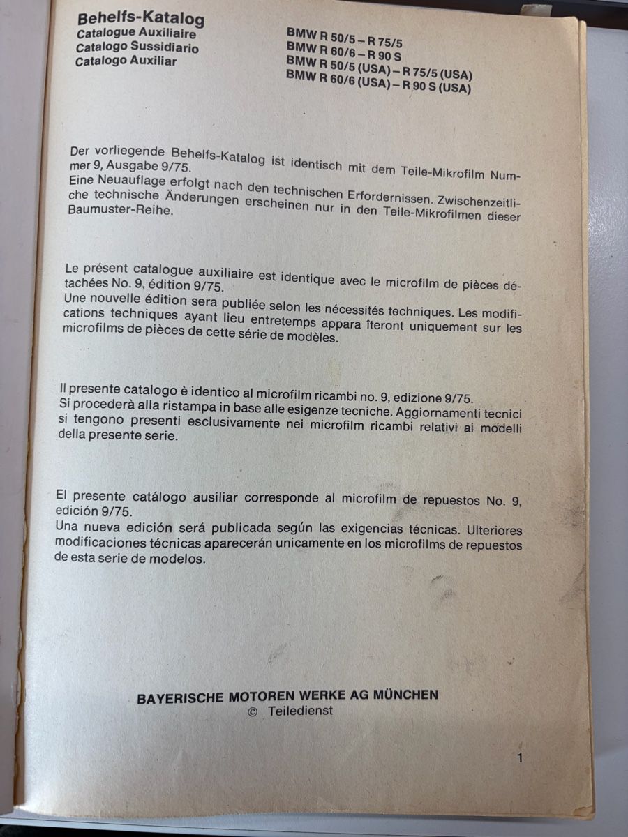 Livres: BMW Motorrad Ersatzteilkatalog – D'occasion à Jenins par 2010Beni55 1