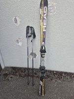 Head Slalom Ski mit Leki Skistöcken gebrauchter Zustand