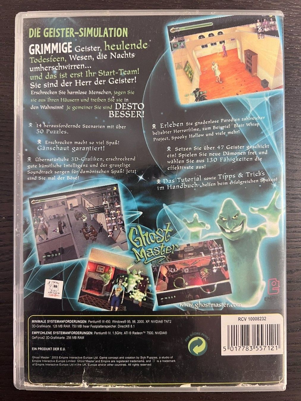 Microsoft Spiele: Ghost Master – Gebraucht aus Zürich von F84 1