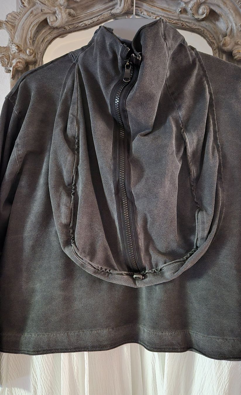 Barbara Speer Jacken: Barbara Speer Sweat Jacke Gr. 2 anthrazit – Gebraucht aus Tagelswangen von GABGABFI 4