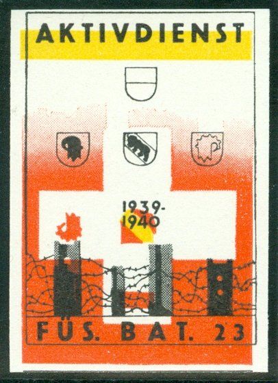 Alle Briefmarken: Füs Bat 23 – Gebraucht aus Zürich von yago-rot