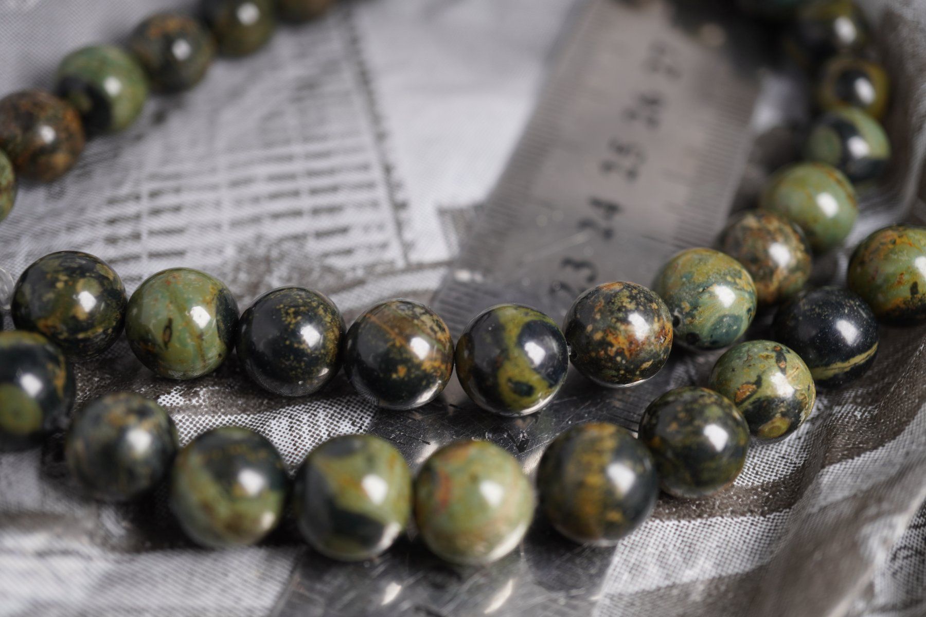 Mineralien & Heilsteine: Kambaba  Jasper    Strang ca12mm ab  1.-     Räumung – Neu und originalverpackt aus Eschenbach SG von topstone 7