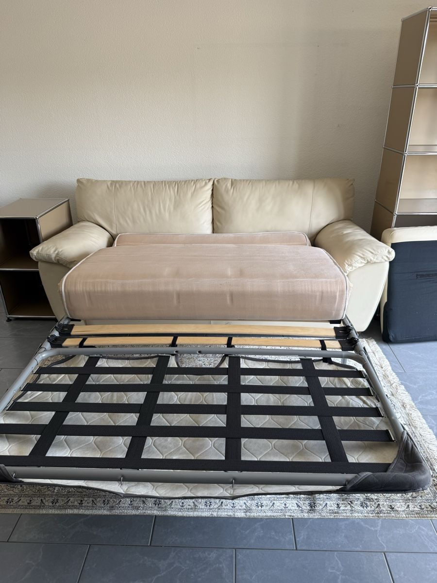 Sofas: Hochwertiges Bettsofa aus Echtleder – Neuf (Voir description) à Fislisbach par meb_cgw9 3