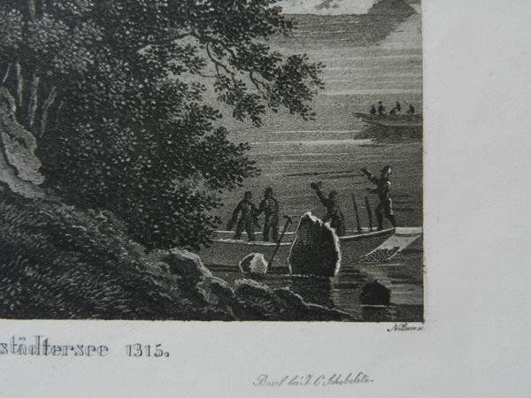 Incisioni: Lützelau am Vierwaldstättersee – Usato da Risch venduto da Rischli15 6