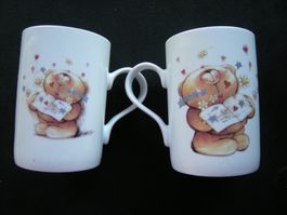 Tasses Forever Friends vintage - Set d'amitié durable !