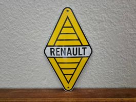 Emailschild Renault Automobile Emaille Schild Reklame Retro